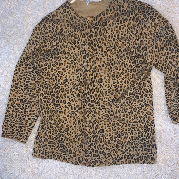 Cheetah print cardigan - Picture 1 of 3
